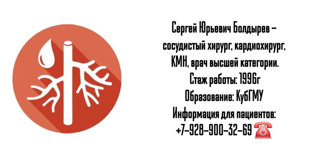 Сосудистый Хирург Краснодар - Сергей Юрьевич Болдырев Краснодар 