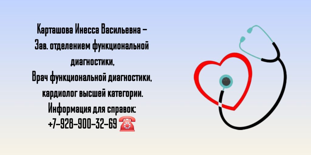 Карташова Инесса Васильевна- кардиолог Ростов