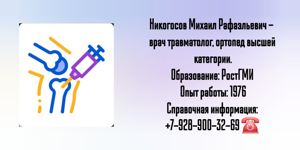 Никогосов Михаил Рафаэльевич - травматолог Ростов
