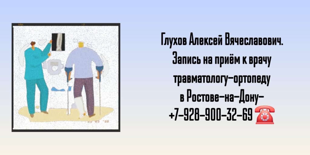 Прием травматолога-ортопеда в Ростове-на-Дону- Глухов Алексей Вячеславович