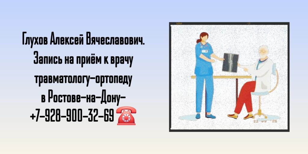 Прием травматолога-ортопеда в Ростове-на-Дону- Глухов Алексей Вячеславович
