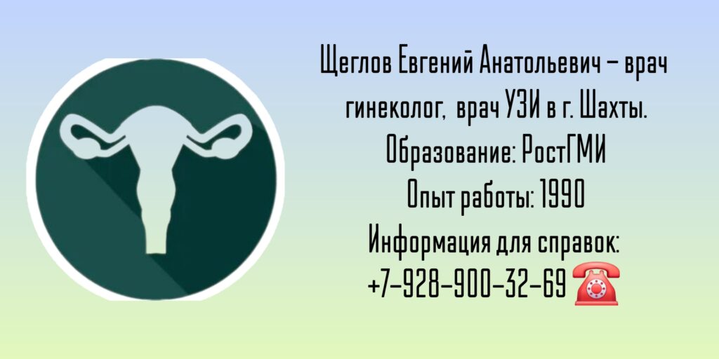 Щеглов Евгений Анатольевич - гинеколог Шахты 