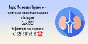 Черемисин Борис Михайлович - уролог в Таганроге 