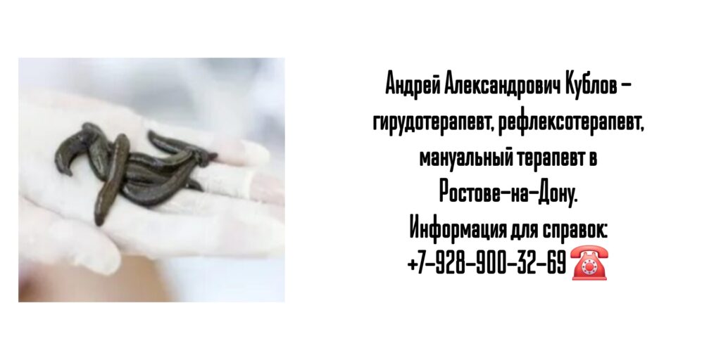 Андрей Александрович Кублов - гирудотерапия Ростов 