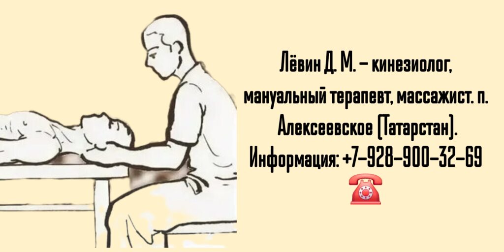 Лёвин Дмитрий Михайлович - мануальный терапевт Алексеевское (Татарстан)