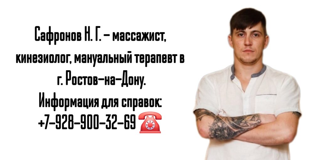 Сафронов Николай Григорьевич - кинезиолог- мануальный терапевт в Ростове-на-Дону